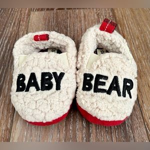 Dearfoams Baby Cozy Sherpa “Baby Bear” Slipper Size 9-12 Months